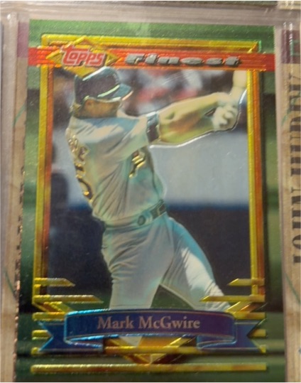 1994 Topps Finest #78 Mark McGwire — front
