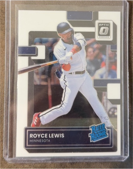 2022 Donruss Optic #164 Royce Lewis Rated Rookie — front