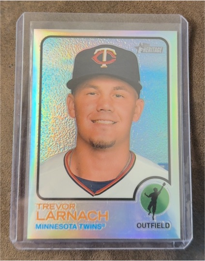 2022 Topps Heritage #557 Trevor Larnach — front
