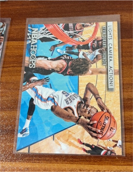 2014-15 Panini NBA Hoops Lights Camera Action #45 Kevin Durant — front