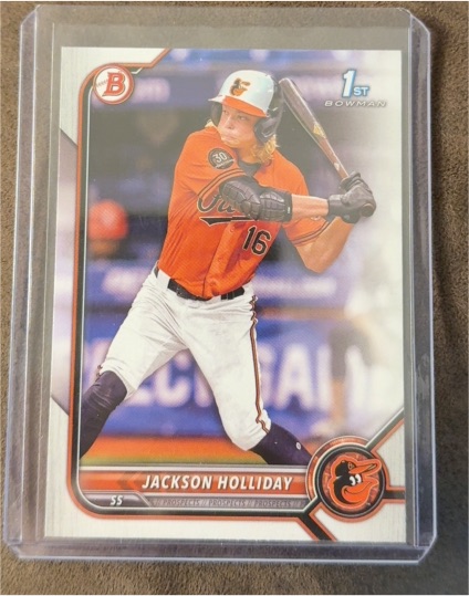 2022 Bowman Draft #BD-168 Jackson Holliday — front