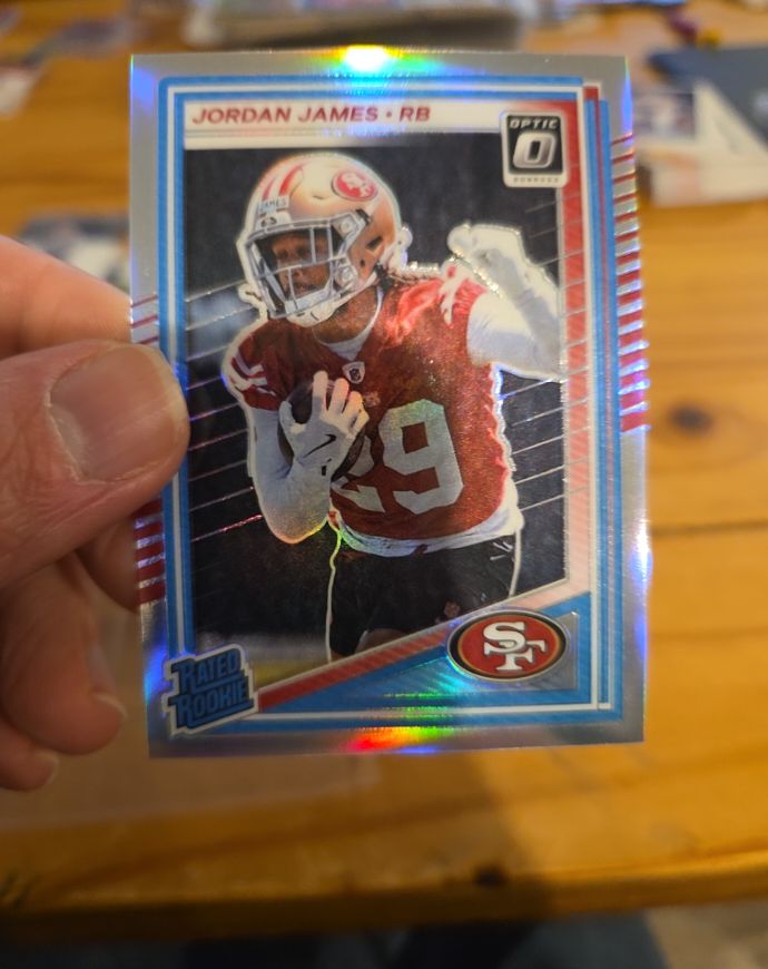 2025 Panini Donruss Optic #374 Jordan James — front