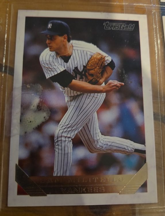 1993 Topps Gold #624 Sam Militello — front