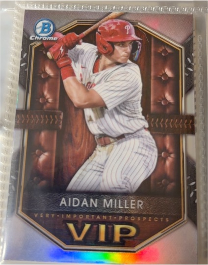 2025 Bowman VIP #VIP-19 Aidan Miller — front