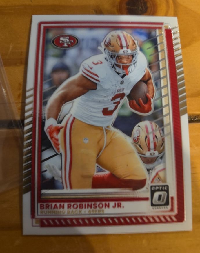 2025 Panini Donruss Optic #25 Brian Robinson Jr. — front