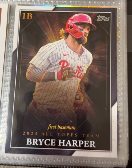2025 Topps Series 1 2024 All Topps Team #ATT-5 Bryce Harper — front
