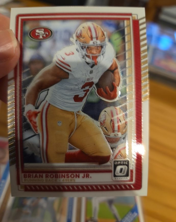 2025 Panini Donruss Optic #25 Brian Robinson Jr. — front