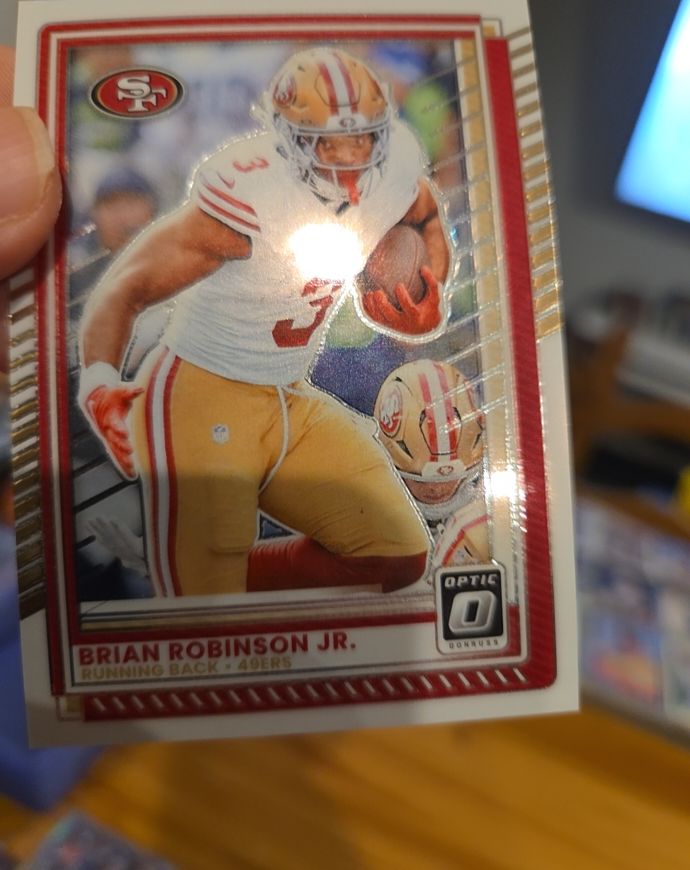 2025 Panini Donruss Optic #25 Brian Robinson Jr. — front