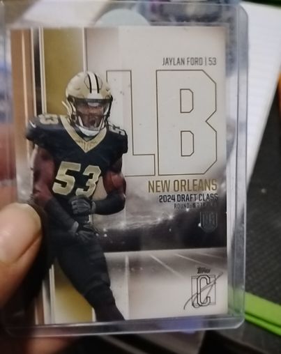 2024 Topps Signature Class #155 Jaylan Ford — front