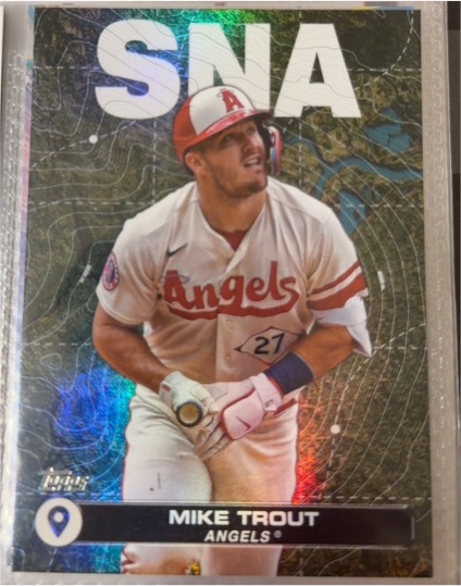 2024 Topps Series 2 City to City #CTC-2 Mike Trout — front