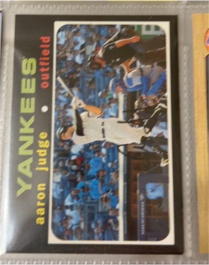 2020 Topps Heritage #395 Aaron Judge — front