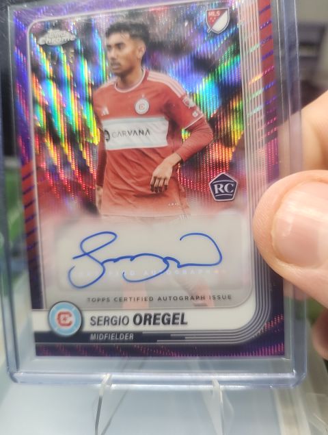 2025 Topps Chrome MLS #CA-SO Sergio Oregel — front