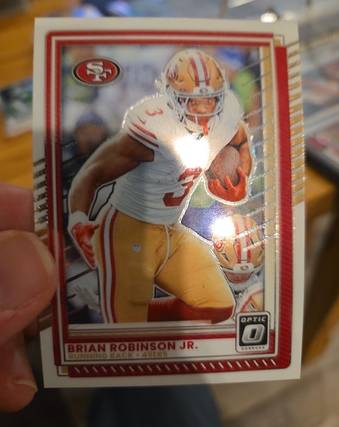 2025 Panini Donruss Optic #25 Brian Robinson Jr. — front