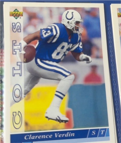1993 Upper Deck #197 Clarence Verdin — front