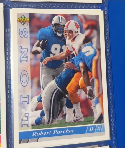 1993 Upper Deck #186 Robert Porcher — front