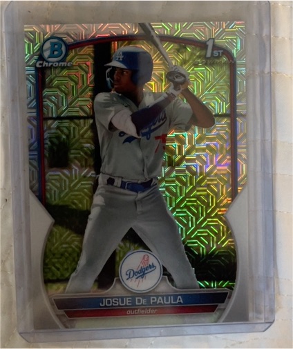2023 Bowman Chrome #BCP-111 Josue De Paula — front