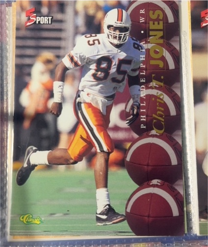 1995 Classic 5 Sport #81 Chris T. Jones — front