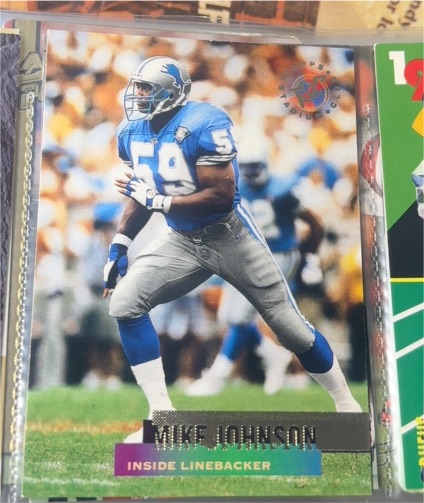 1995 Topps Stadium Club #11 Mike Johnson — front