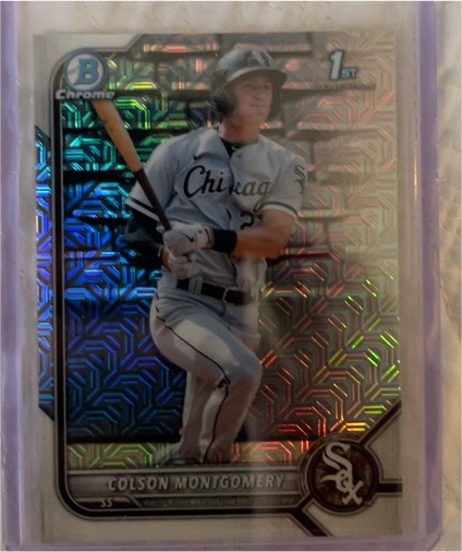 2022 Bowman Chrome #BCP-71 Colson Montgomery — front