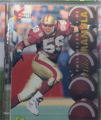 1995 Classic 5 Sport #49 Mike Mamula — front