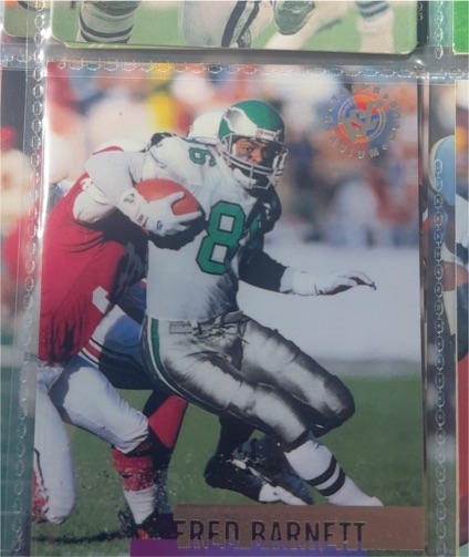 1995 Topps Stadium Club #104 Fred Barnett — front