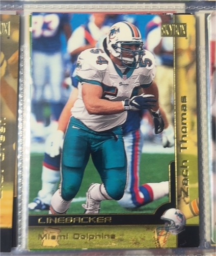 2000 SkyBox #75 Zach Thomas — front