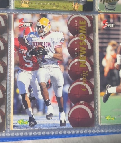 1995 Classic 5 Sport #71 Craig Newsome — front