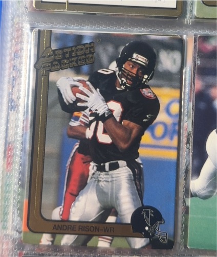 1991 Action Packed #7 Andre Rison Atlanta Falcons — front