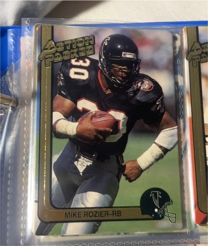 1991 Action Packed #8 Mike Rozier — front