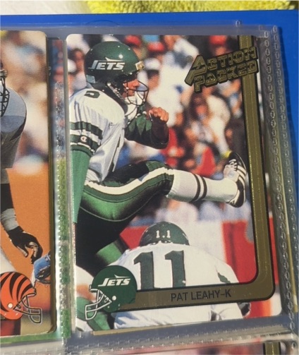 1991 Action Packed #195 Pat Leahy — front