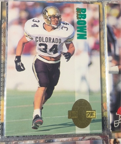 1993 Classic Four Sport #163 Chad Brown — front