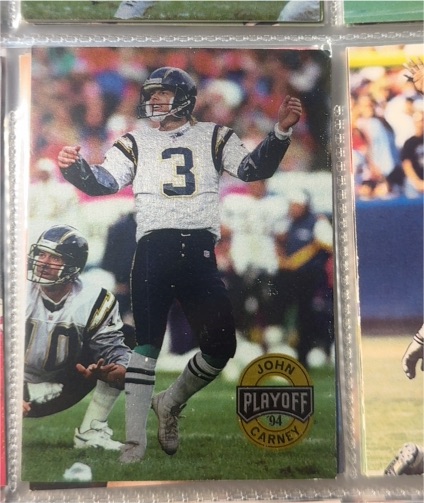 1994 Playoff #130 John Carney — front