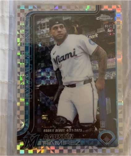 2025 Topps Chrome Update #USC38 Agustin Ramirez — front