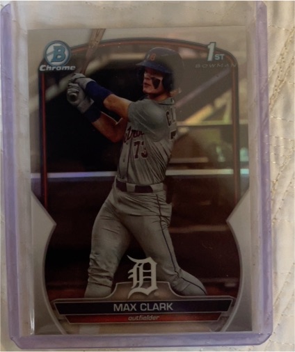 2023 Bowman Draft Chrome #BDC-76 Max Clark — front