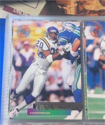 1995 Topps Stadium Club #7 Dewayne Washington — front