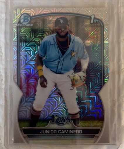 2023 Bowman Chrome #BCP-61 Junior Caminero — front