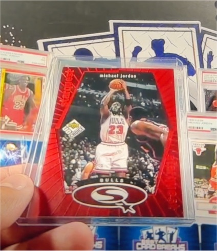 1997 Upper Deck UD Choice #Q Michael Jordan — front