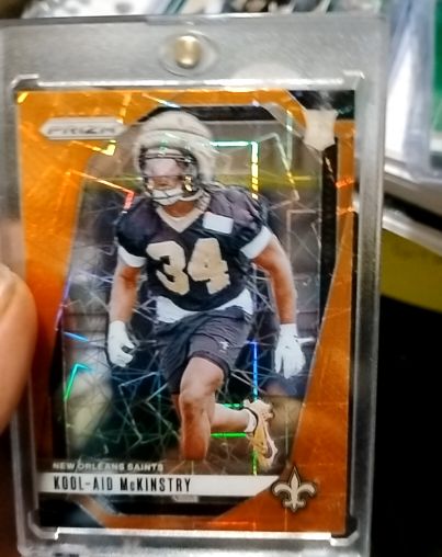 2024 Panini Prizm Orange Lazer #363 Kool-Aid McKinstry — front