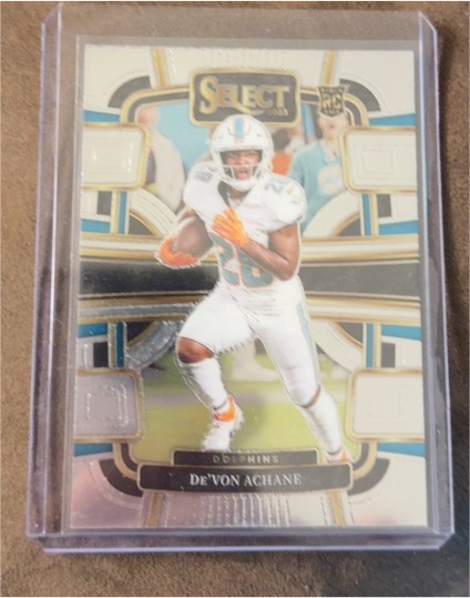 2023 Panini Select #63 De'Von Achane — front
