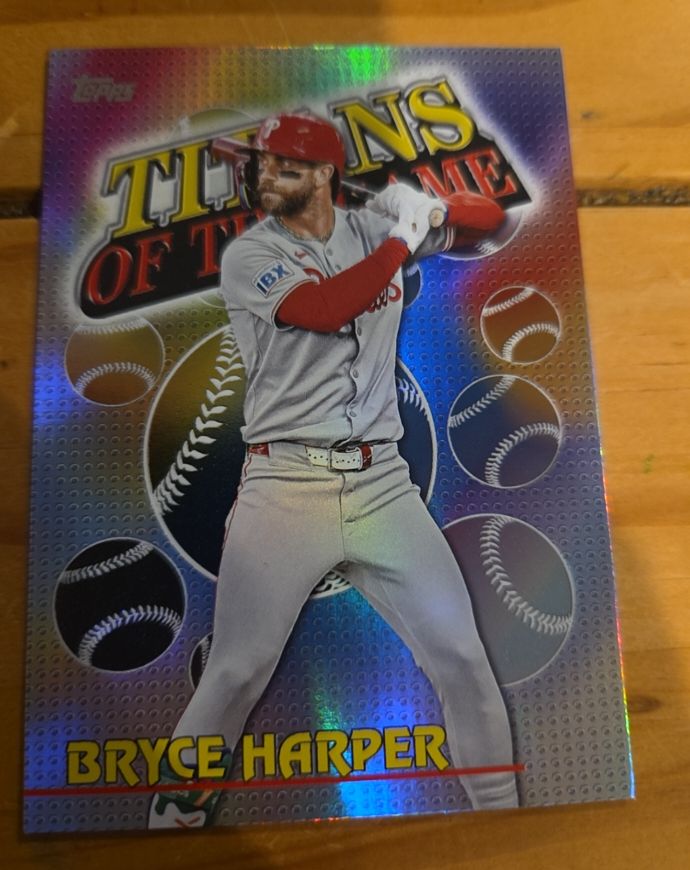 2026 Topps Series 1 Titans Of The Game #TOG-18 Bryce Harper — front