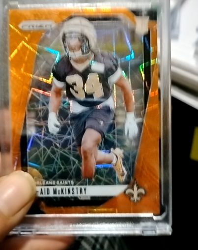 2024 Panini Prizm Orange Lazer #363 Kool-Aid McKinstry — front