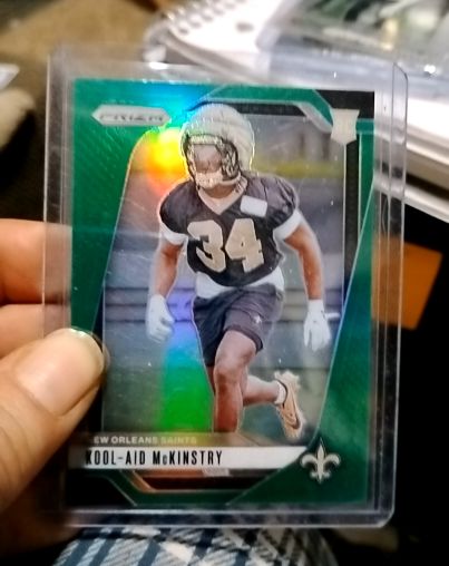 2024 Panini Prizm #363 Kool-Aid McKinstry Green Prizm Rookie Card — front