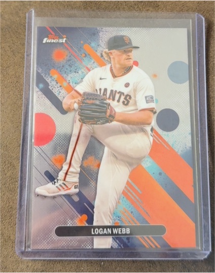 2025 Topps Finest #64 Logan Webb — front