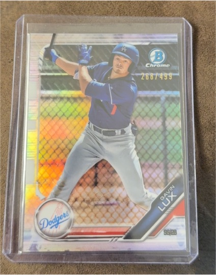 2019 Bowman Chrome Prospects #BCP-130 Gavin Lux — front