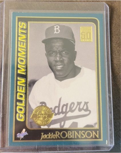 2001 Topps Golden Moments #783 Jackie Robinson — front