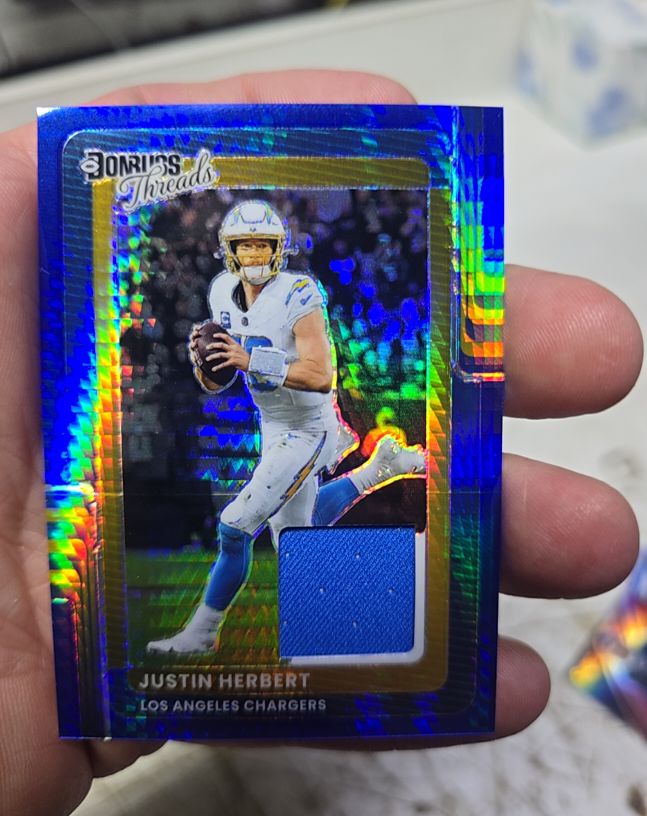 2025 Panini Donruss Optic #DTBH-JHT Justin Herbert — front