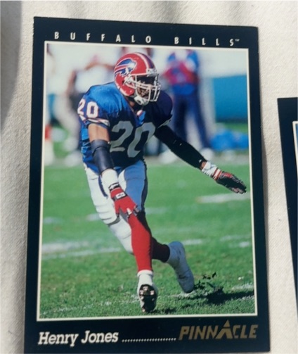 1993 Pinnacle #104 Henry Jones — front