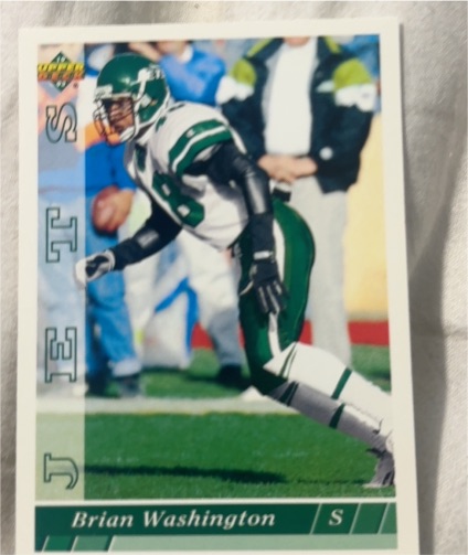 1993 Upper Deck #147 Brian Washington — front
