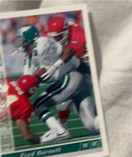 1991 Upper Deck #357 Fred Barnett — front