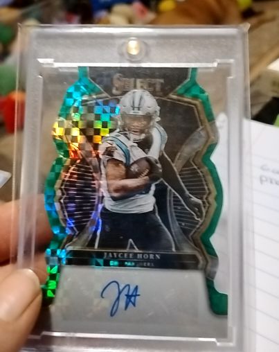 2022 Panini Select Signatures #SIP-JH Jaycee Horn — front